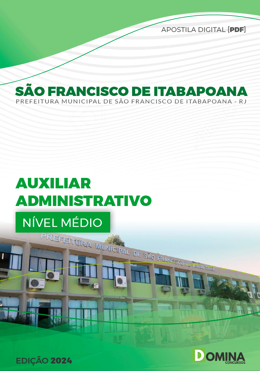 Apostila Auxiliar Administrativo São Francisco Itabapoana RJ 2024