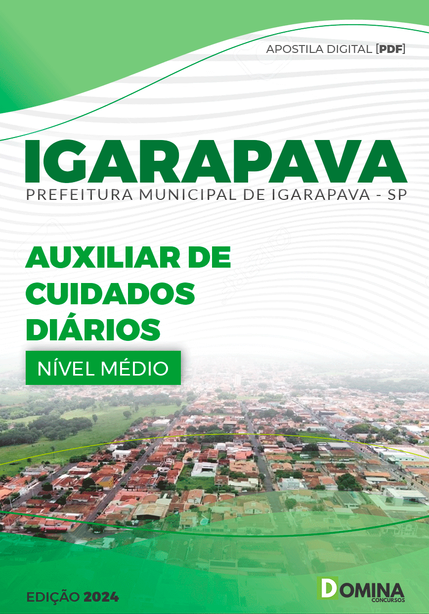 Apostila Auxiliar de Cuidados Diários Igarapava SP 2024