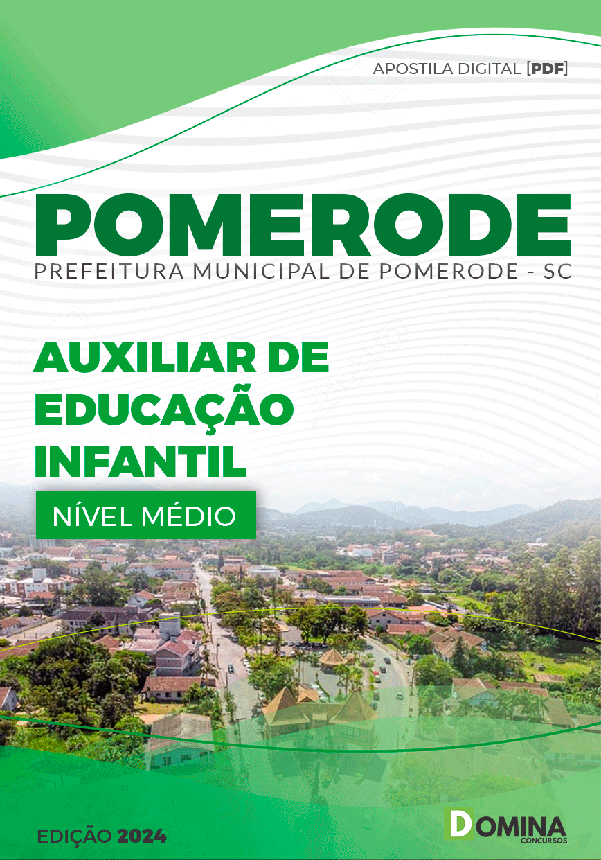 Apostila Auxiliar de Educação Infantil Pomerode SC 2024