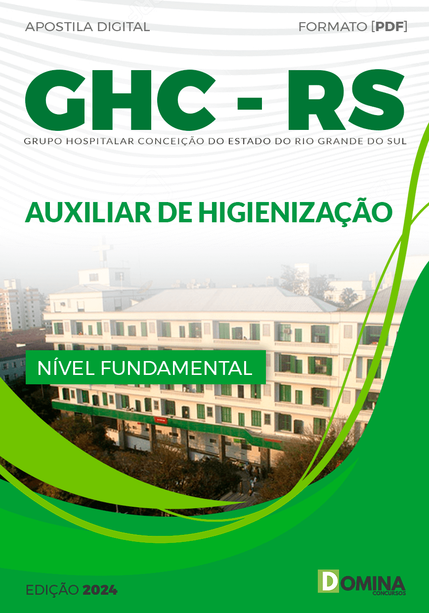 Apostila Auxiliar de Higienização GHC RS 2024