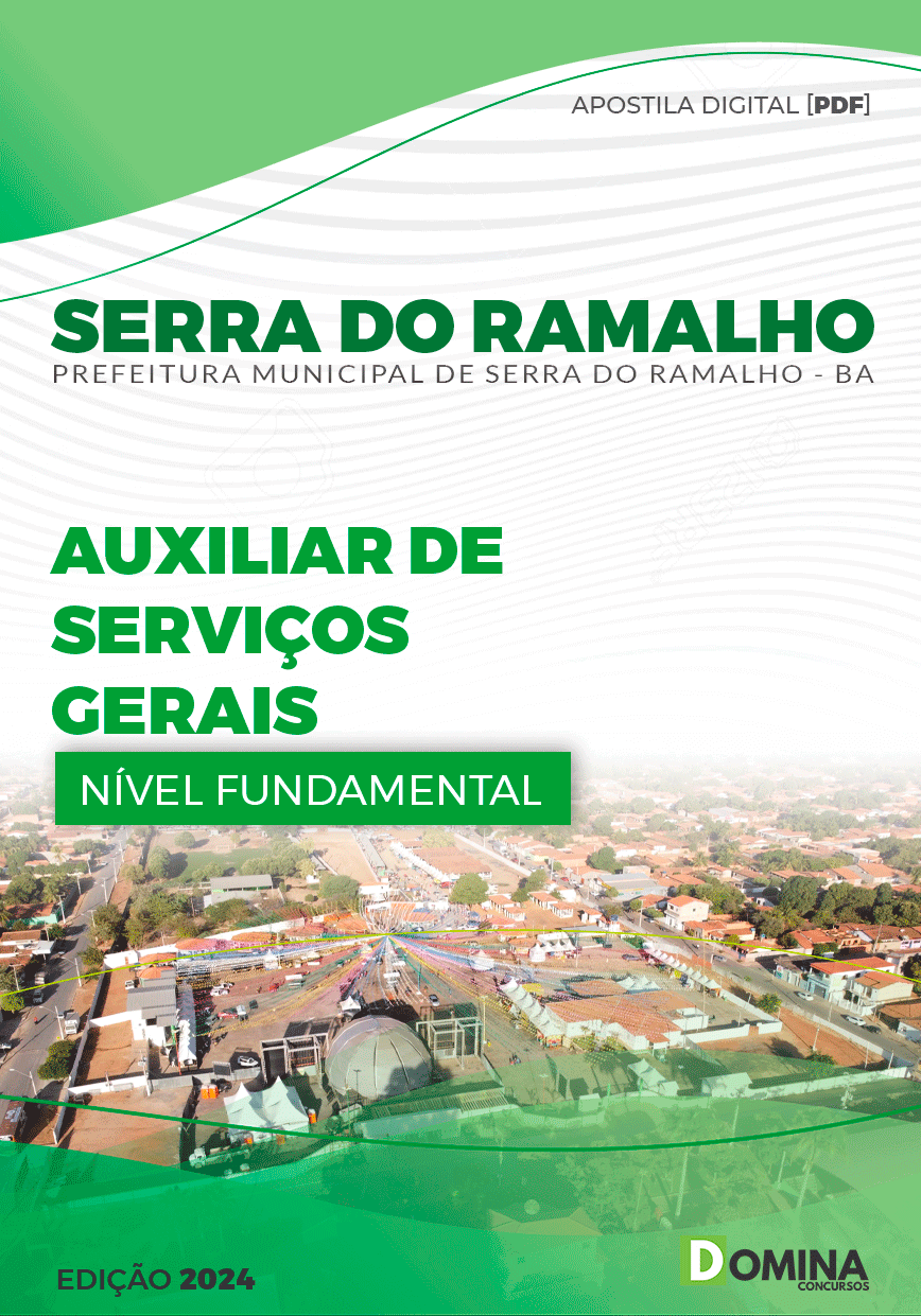 Apostila Auxiliar de Serviços Gerais Serra do Ramalho BA 2024