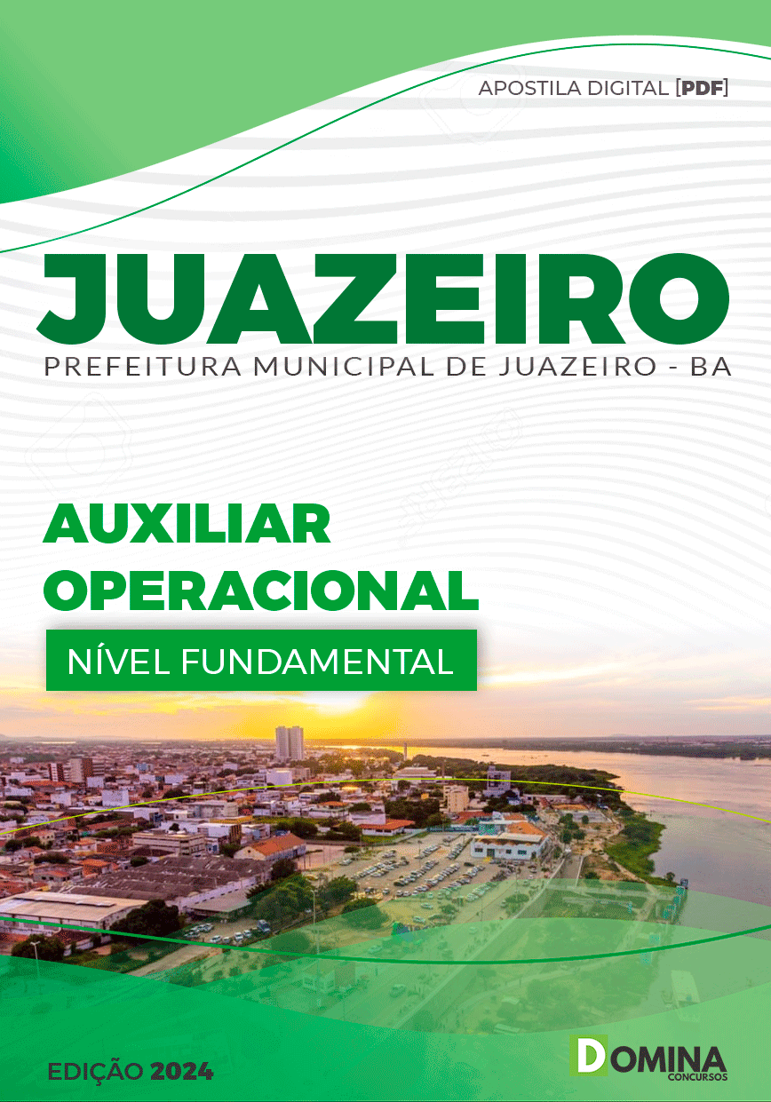 Apostila Juazeiro BA 2024 Auxiliar Operacional