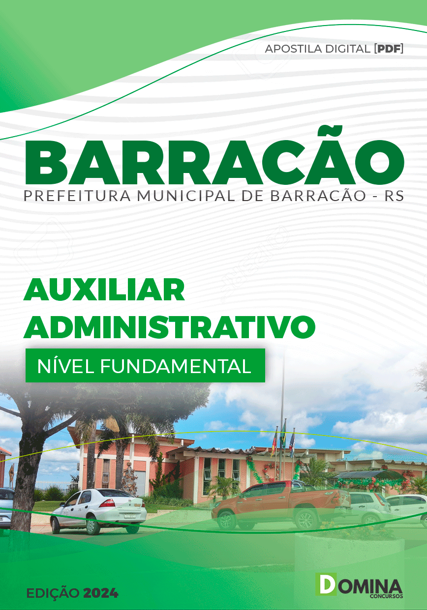 Apostila Barracão RS 2024 Auxiliar Administrativo