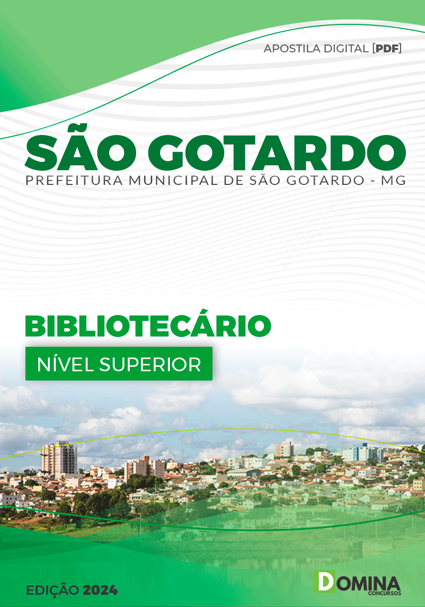 Apostila Bibliotecário São Gotardo MG 2024