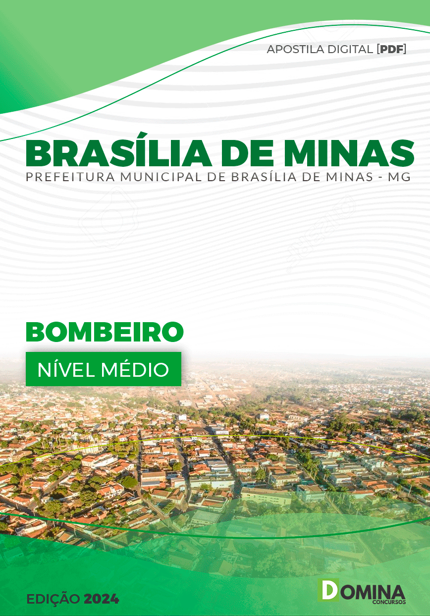 Apostila Brasília De Minas MG 2024 Bombeiro