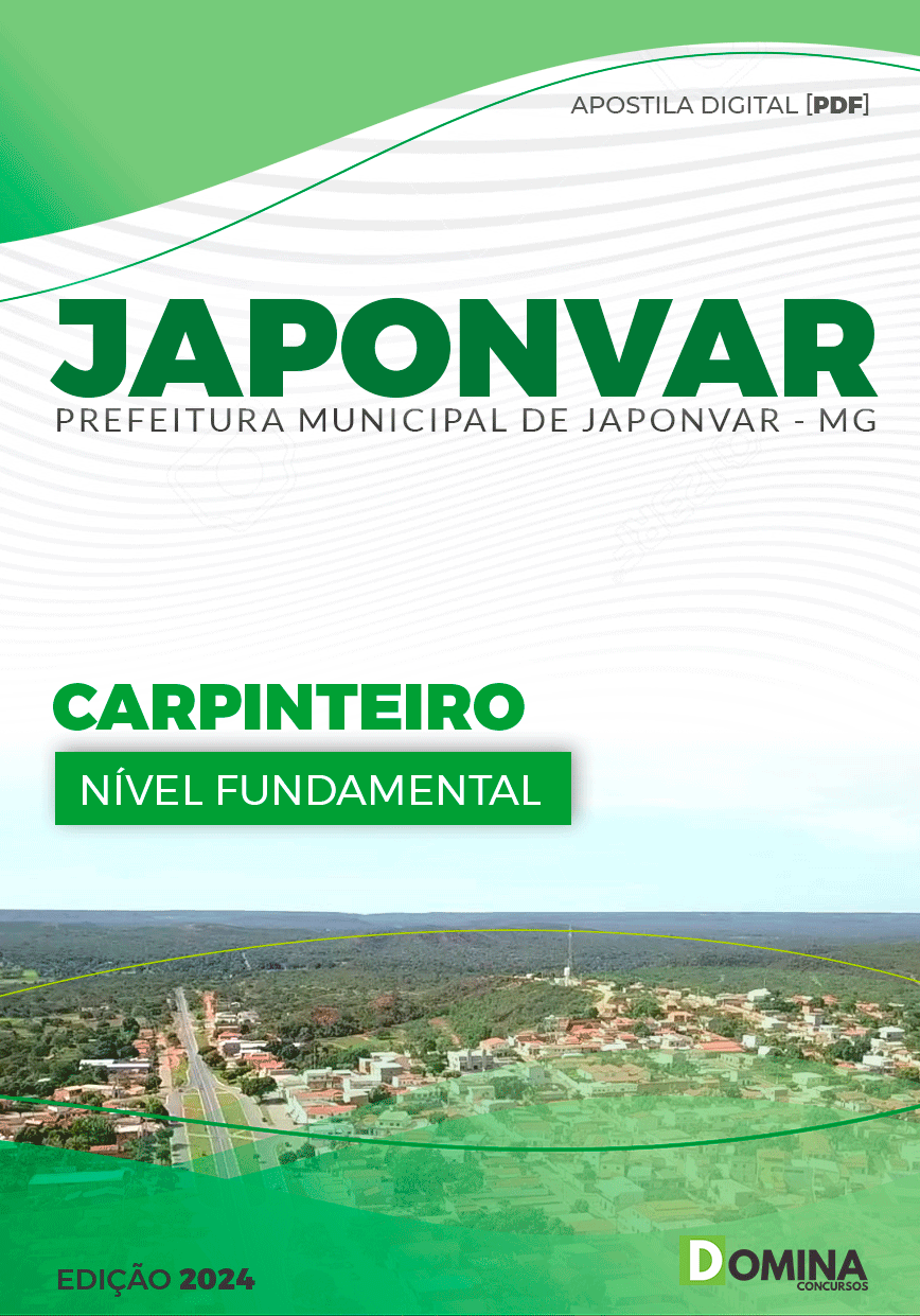 Apostila Carpinteiro Japonvar MG 2024