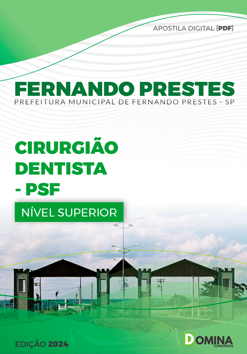Apostila Fernando Prestes SP 2024 Cirurgião Dentista PSF
