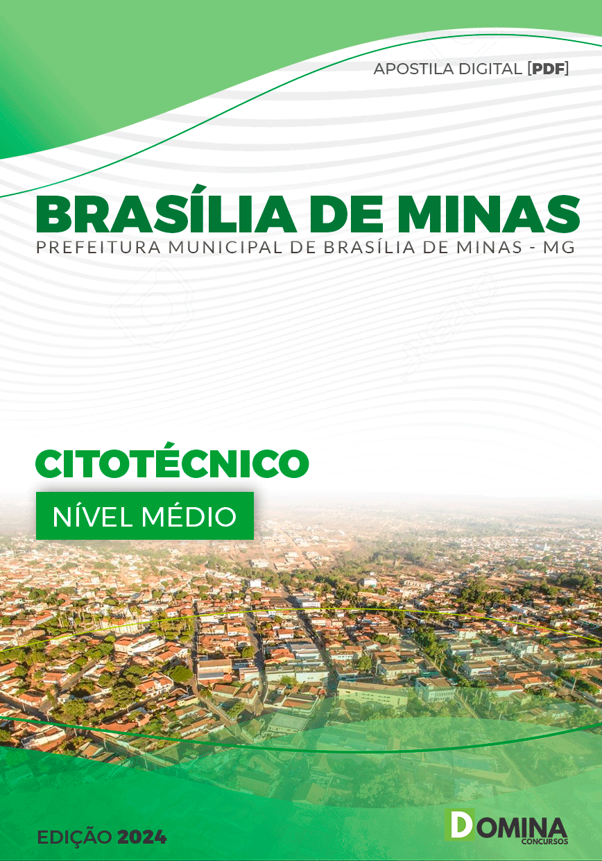 Apostila Brasília De Minas MG 2024 Citotécnico