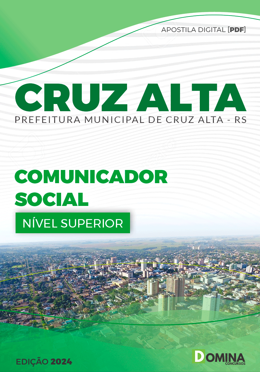 Apostila Comunicador Social Cruz Alta RS 2024