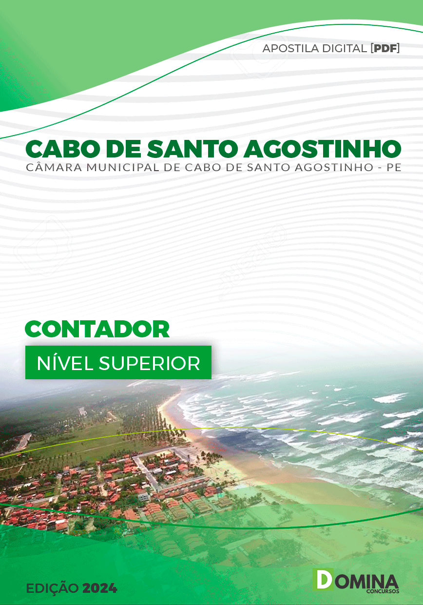 Apostila Câmara Cabo De Santo Agostinho PE 2024 Contador