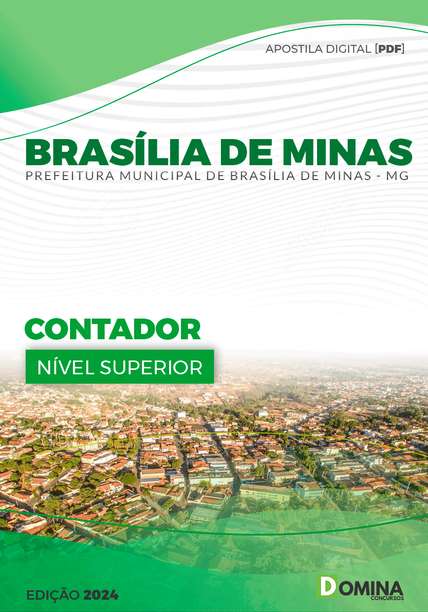 Apostila Brasília De Minas MG 2024 Contador