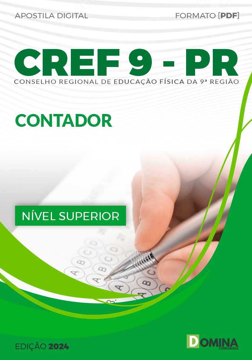 Apostila Contador CREF 9 PR 2024