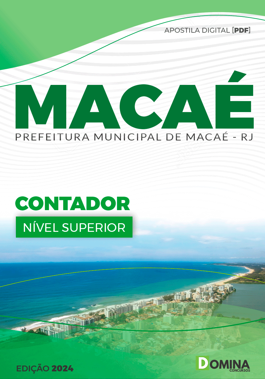 Apostila Contador Macaé RJ 2024