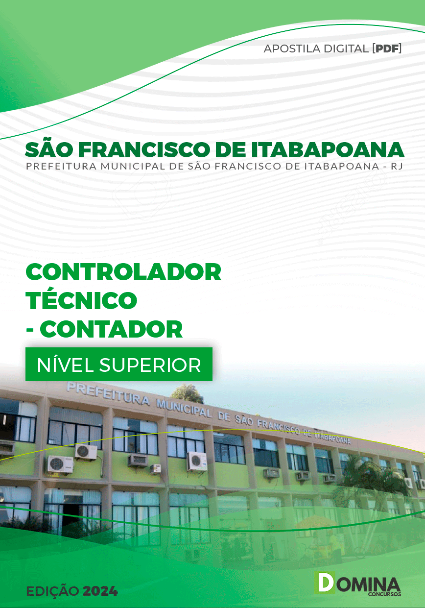 Apostila Controlador Tec Contador São Francisco Itabapoana 2024