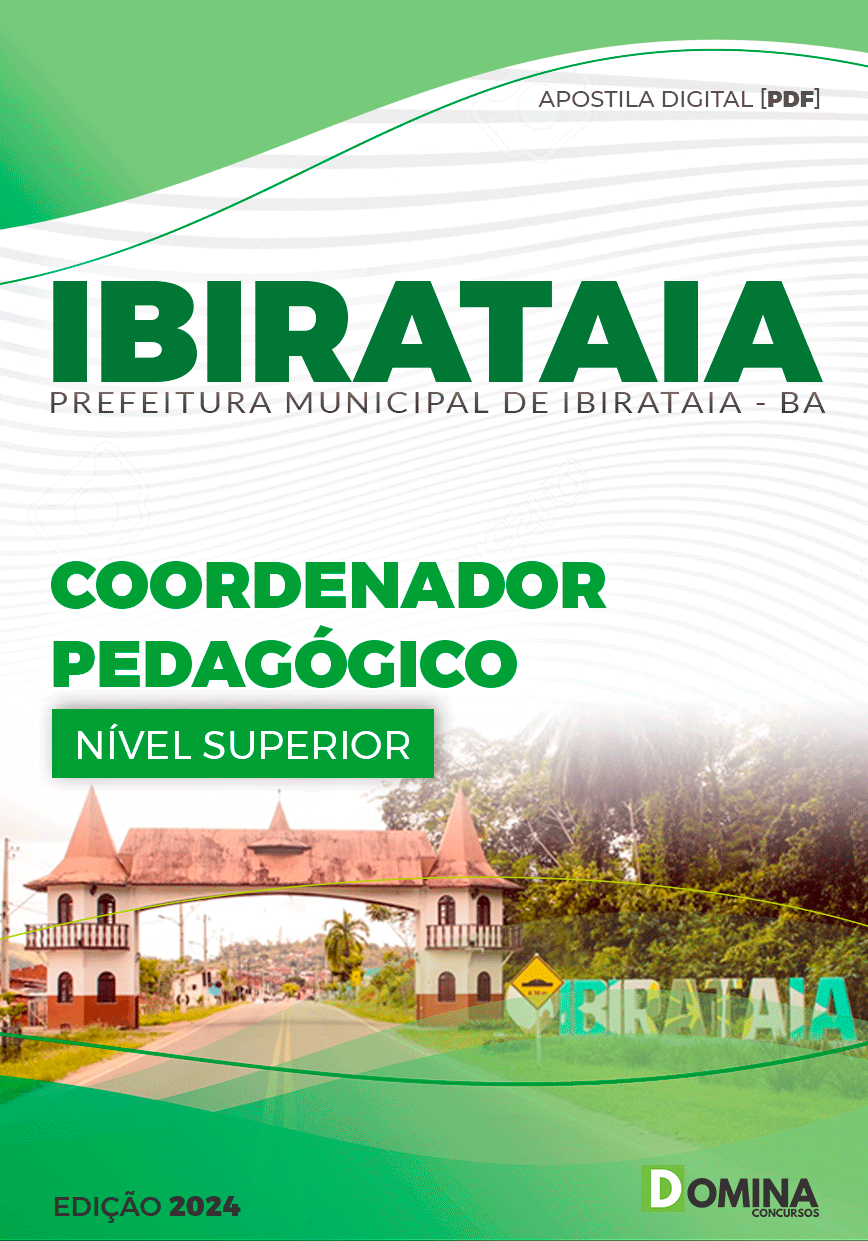 Apostila Coordenador Pedagógico Ibirataia BA 2024