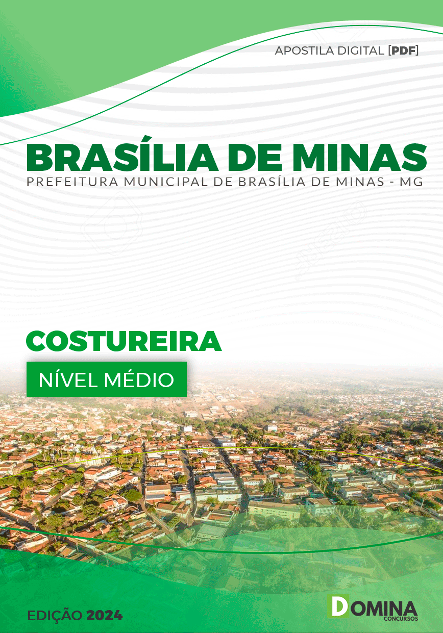 Apostila Brasília De Minas MG 2024 Costureira