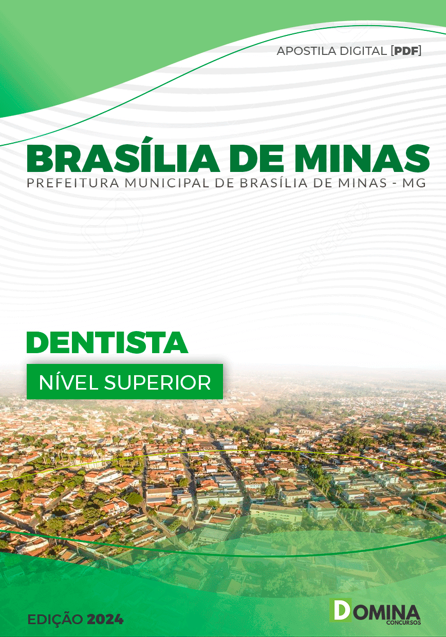 Apostila Brasília De Minas MG 2024 Dentista