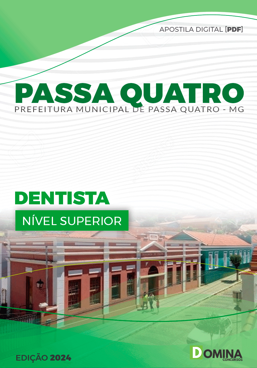 Apostila Passa Quatro MG 2024 Dentista