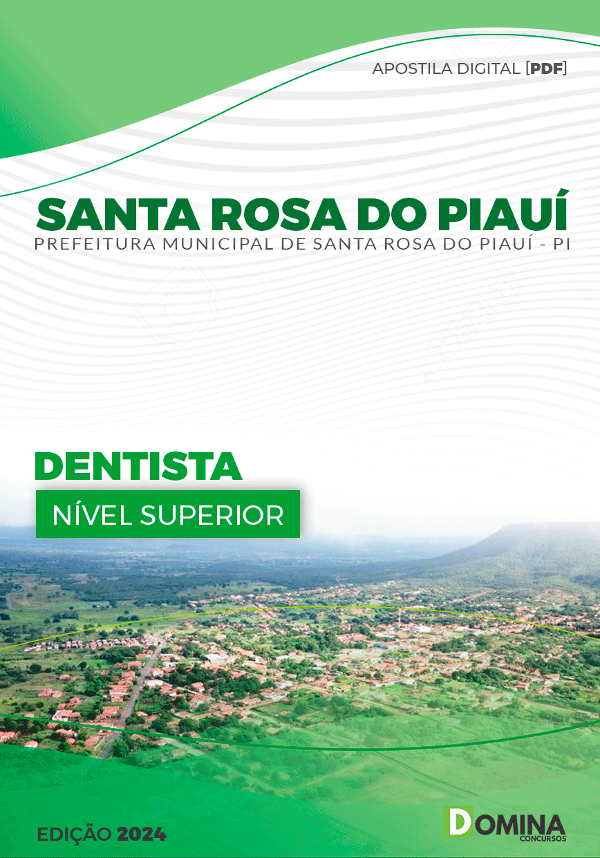 Apostila Dentista Santa Rosa do Piauí PI 2024
