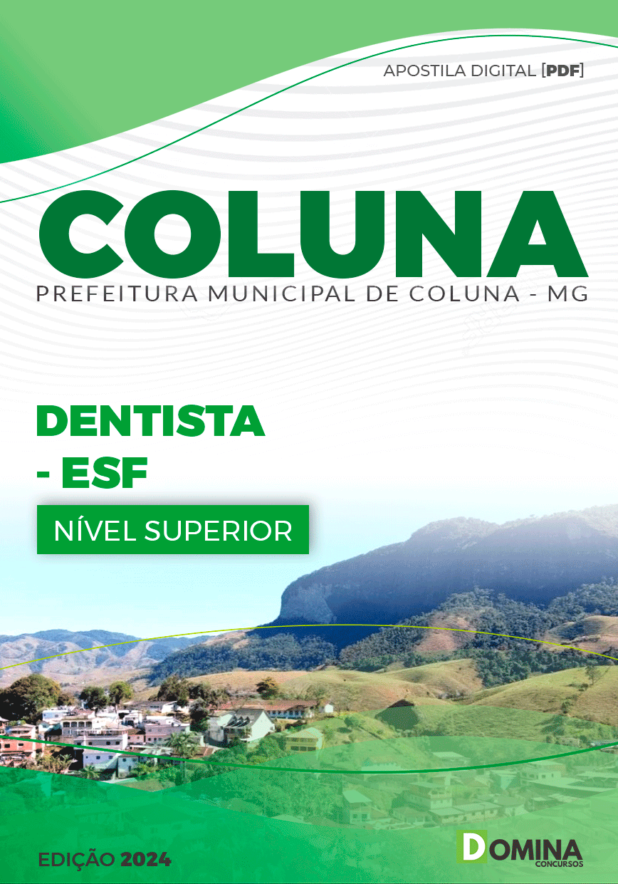 Apostila Dentista ESF Coluna MG 2024