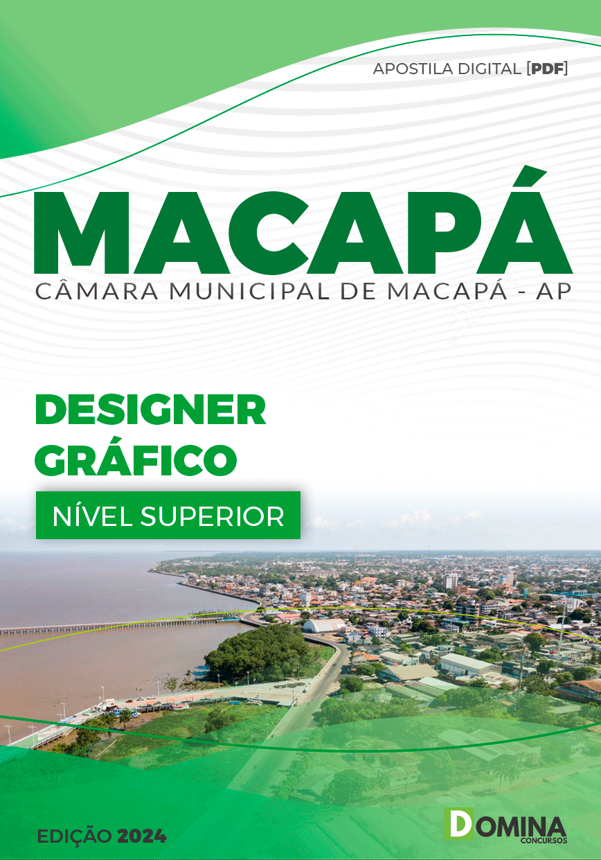 Apostila Designer Gráfico Câmara Macapá AP 2024