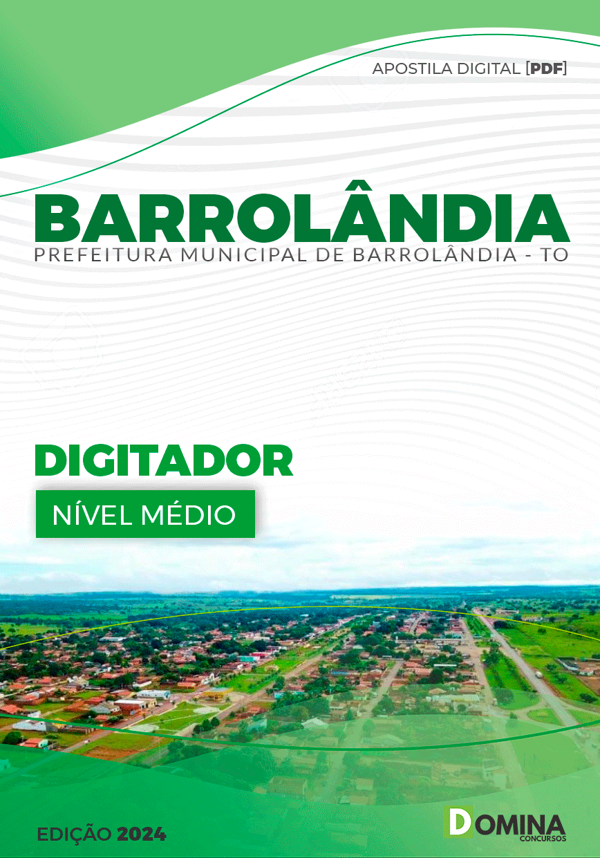 Apostila Barrolândia TO 2024 Digitador