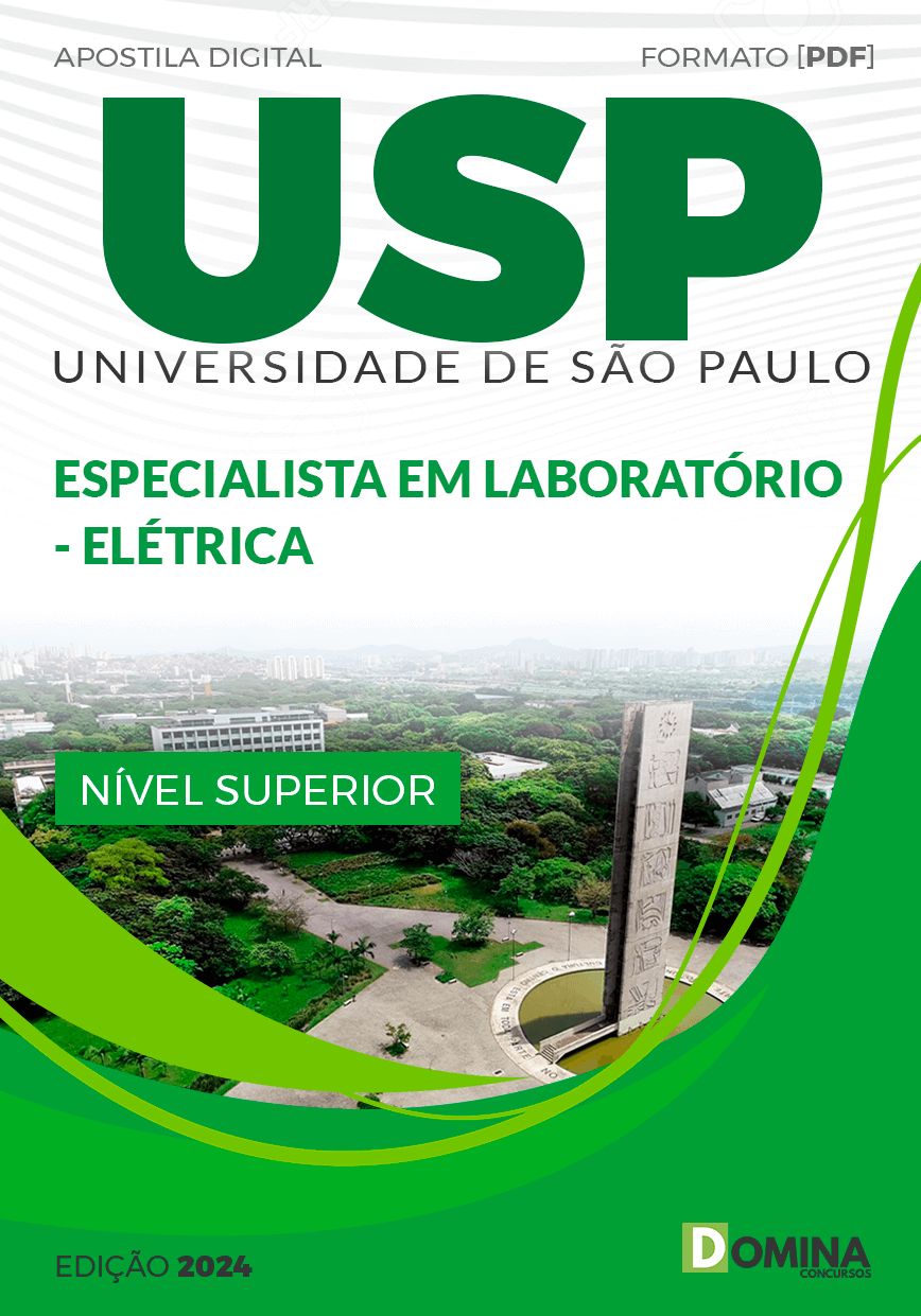 Apostila USP 2024 Especialista Laboratório Elétrica