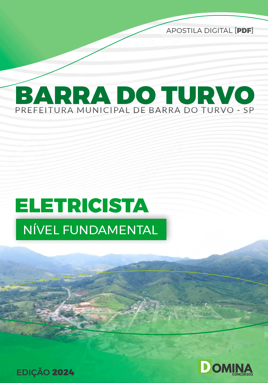 Apostila Barra do Turvo SP 2024 Eletricista