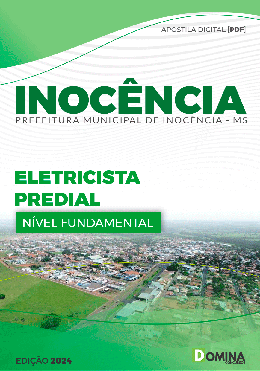 Apostila Inocência MS 2024 Eletricista Predial