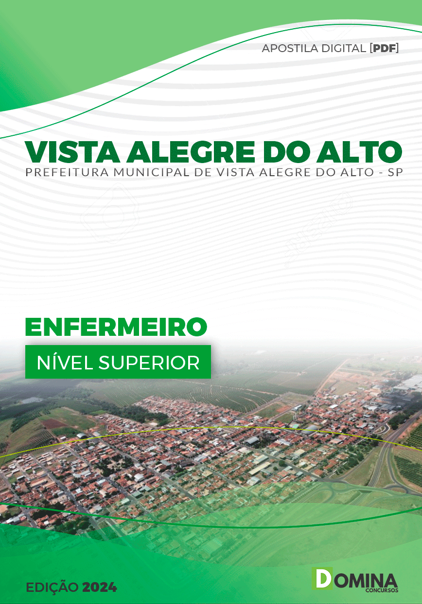 Apostila Enfermeiro Vista Alegre do Alto SP 2024