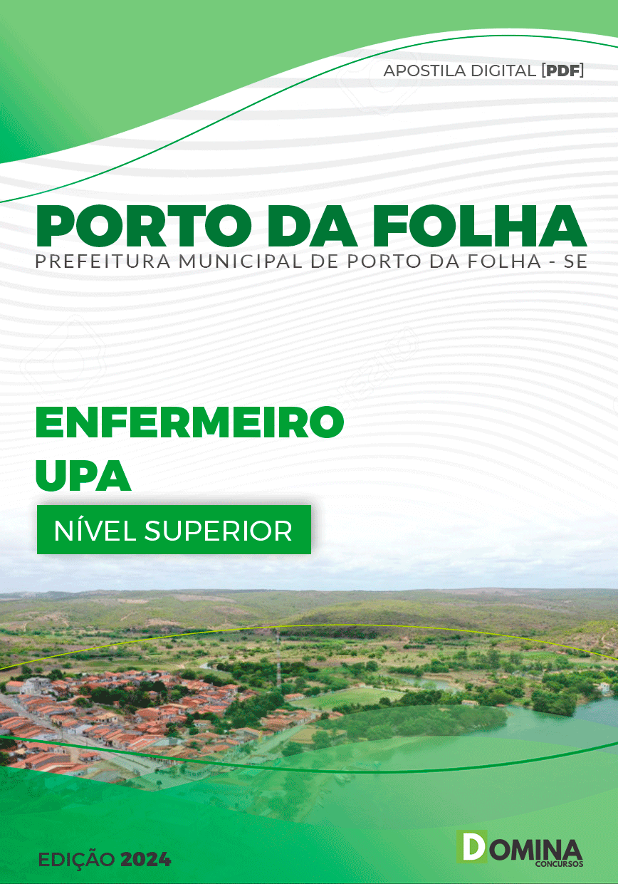 Apostila Porto Da Folha SE 2024 Enfermeiro UPA