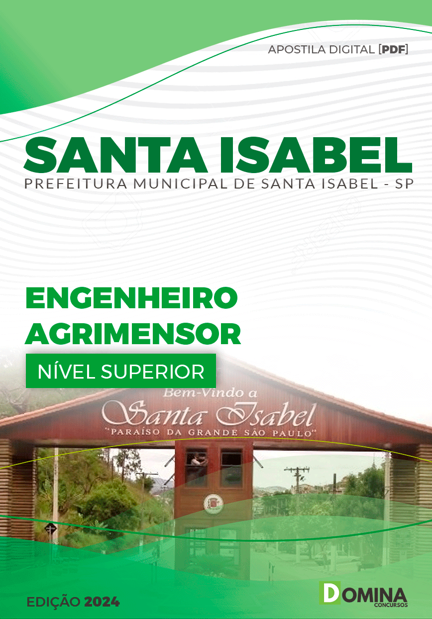 Apostila Engenheiro Agrimensor Santa Isabel SP 2024