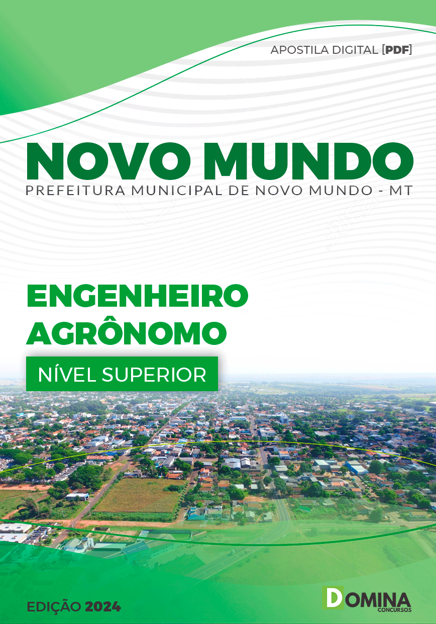 Apostila Novo Mundo MT 2024 Engenheiro Agrônomo