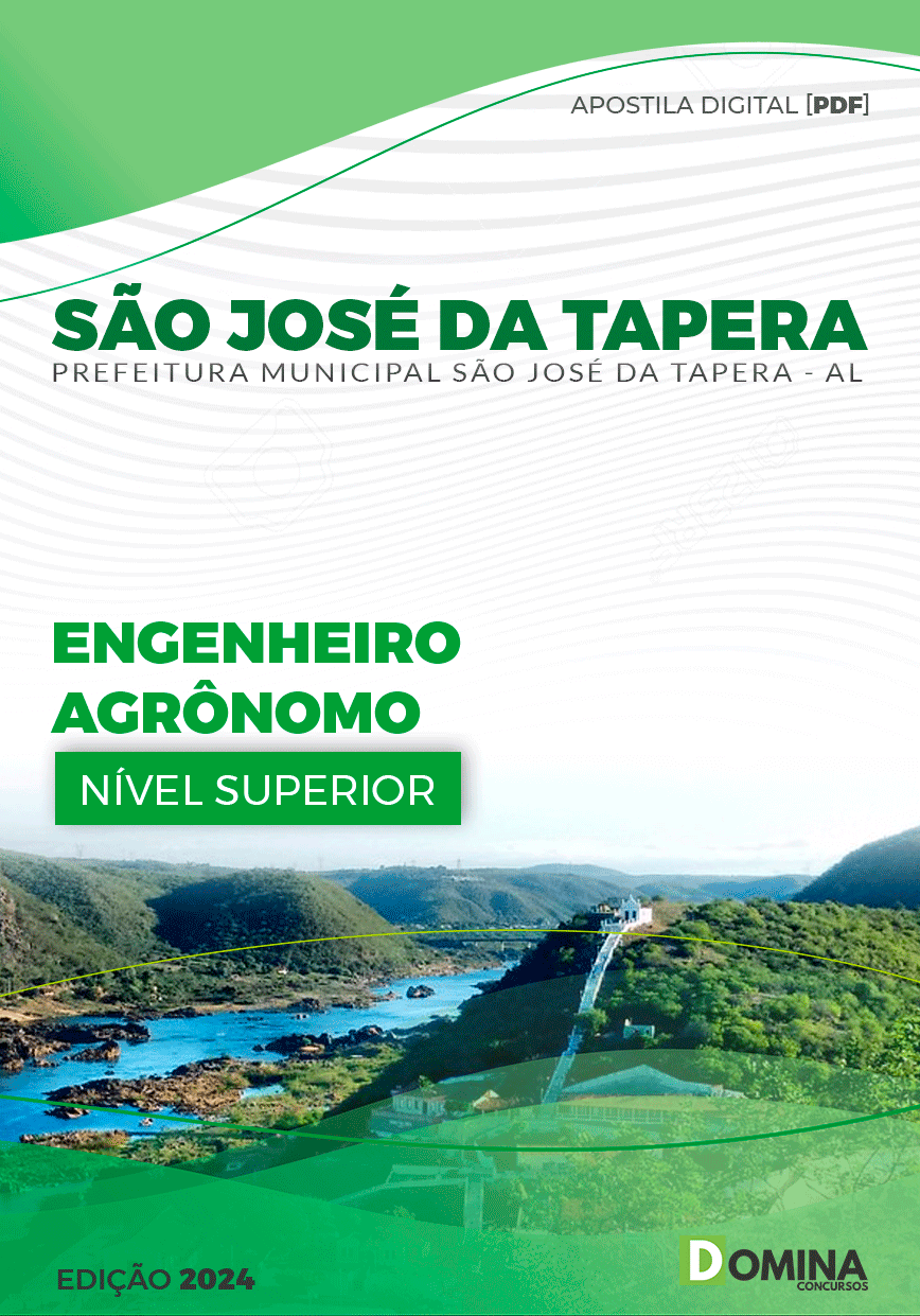 Apostila São José Da Tapera AL 2024 Engenheiro Agrônomo