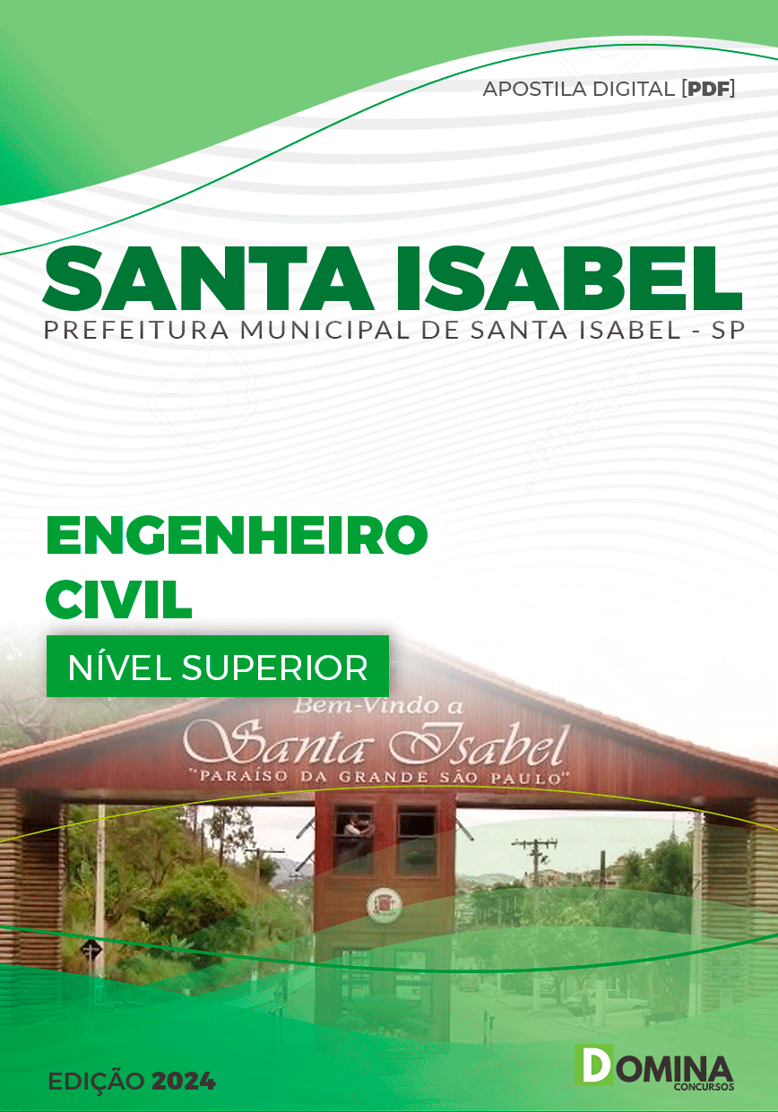 Apostila Engenheiro Civil Santa Isabel SP 2024