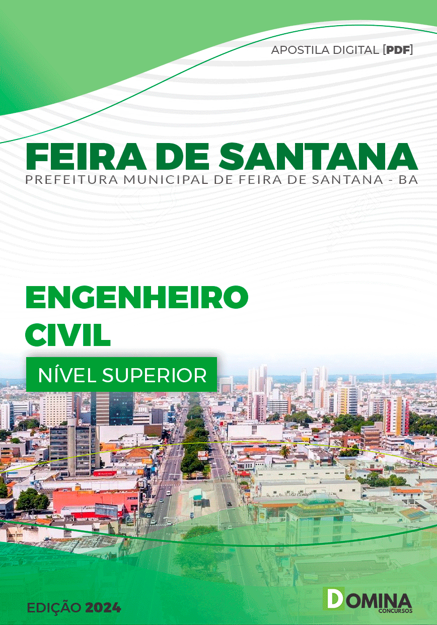 Apostila Engenheiro Civil Feira de Santana BA 2024