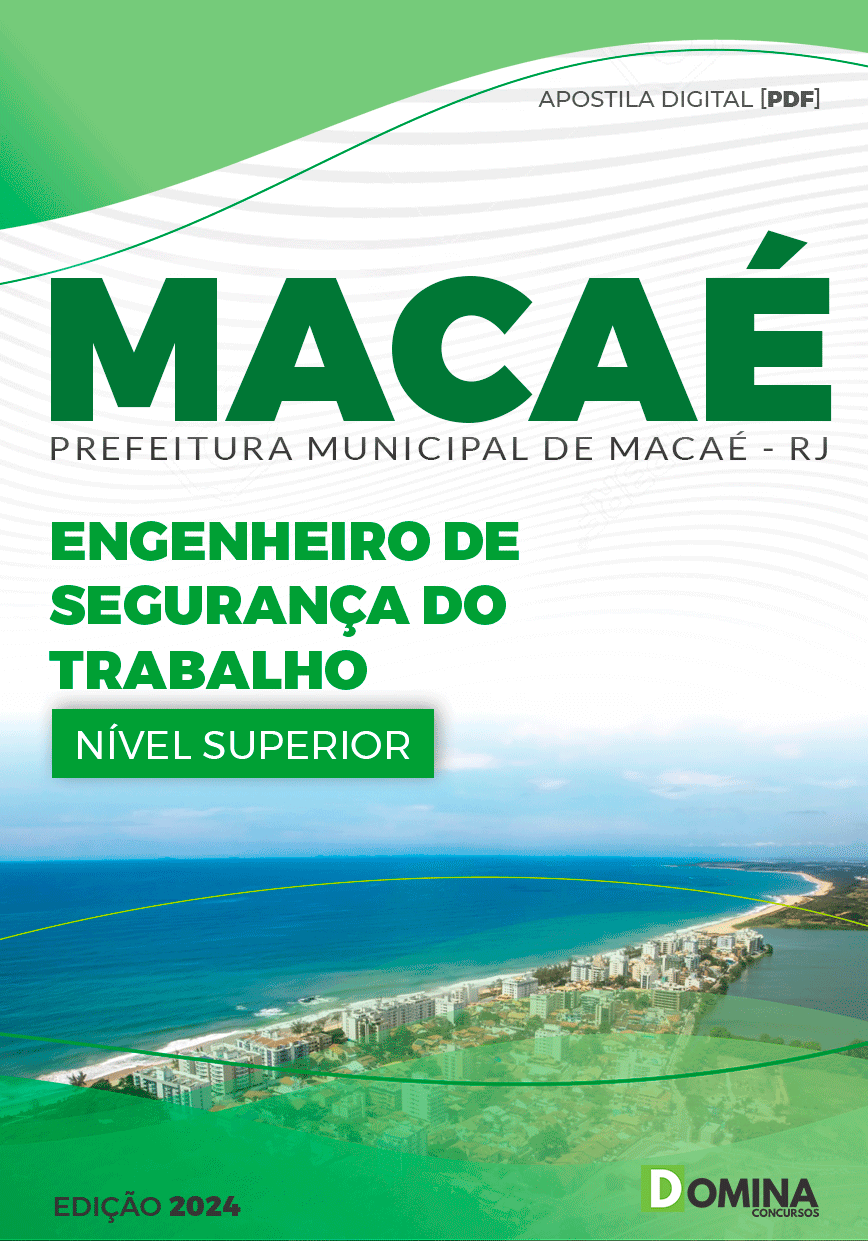 Apostila Engenheiro de Segurança do Trabalho Macaé RJ 2024