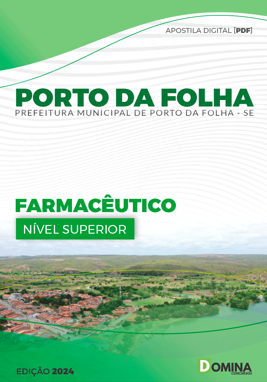 Apostila Porto Da Folha SE 2024 Farmacêutico