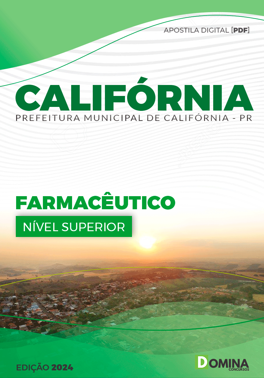 Apostila Califórnia PR 2024 Farmacêutico