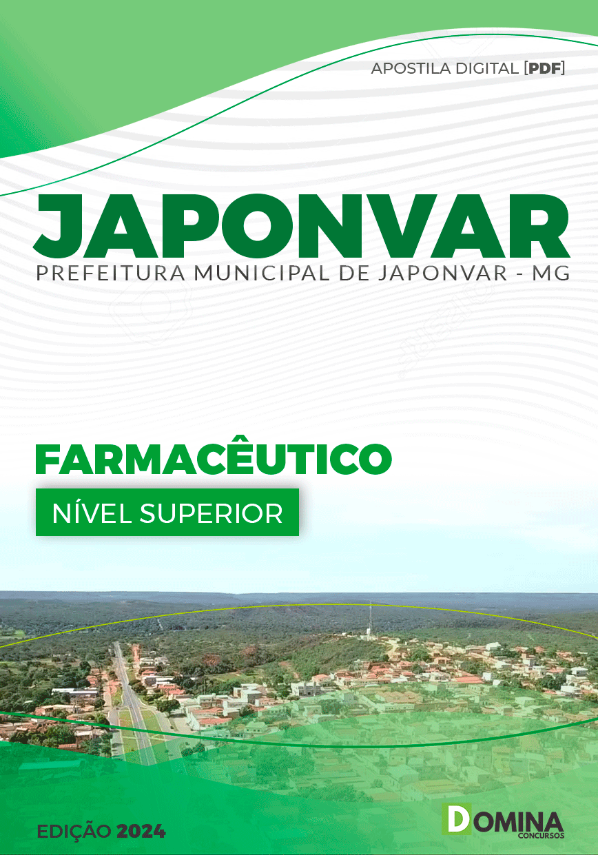 Apostila Farmacêutico Japonvar MG 2024