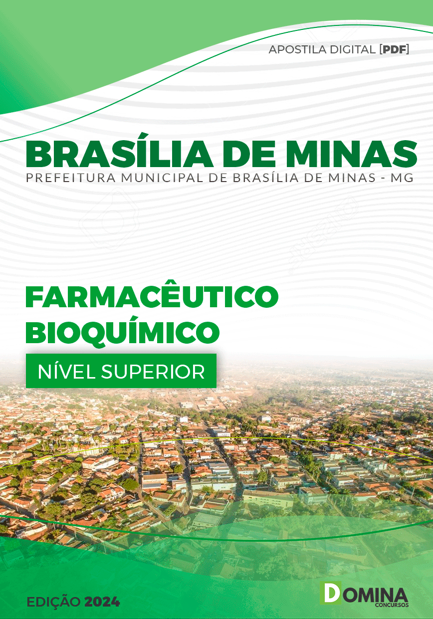 Apostila Brasília De Minas MG 2024 Farmacêutico Bioquímico