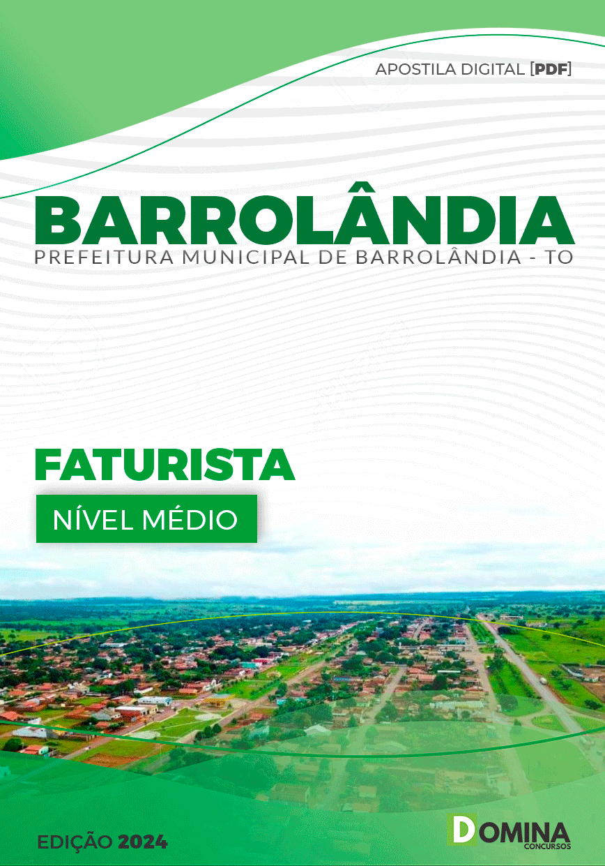 Apostila Barrolândia TO 2024 Faturista