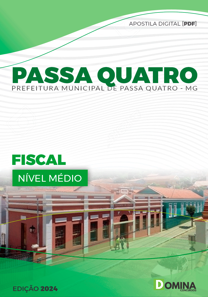 Apostila Passa Quatro MG 2024 Fiscal