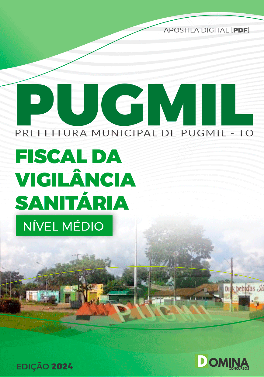 Apostila Pugmil TO 2024 Fiscal Da Vigilância Sanitária