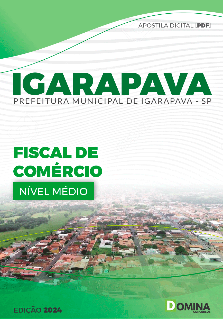 Apostila Fiscal de Comércio Igarapava SP 2024