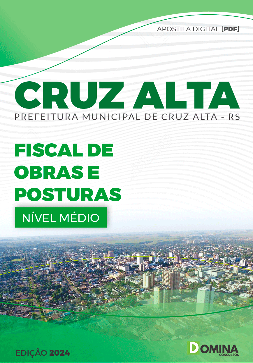 Apostila Fiscal de Obras e Posturas Cruz Alta RS 2024