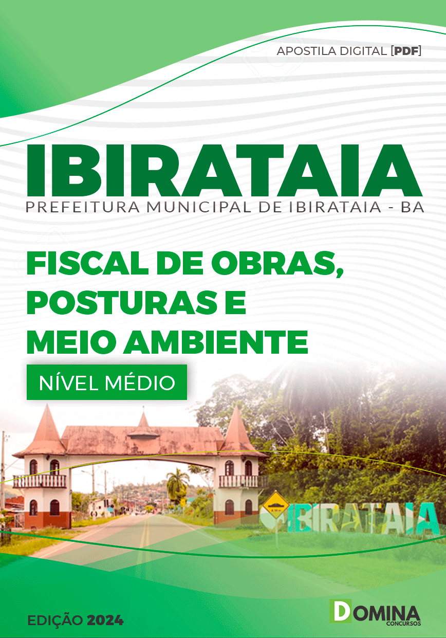 Apostila Fiscal de Obras e Posturas Ibirataia BA 2024