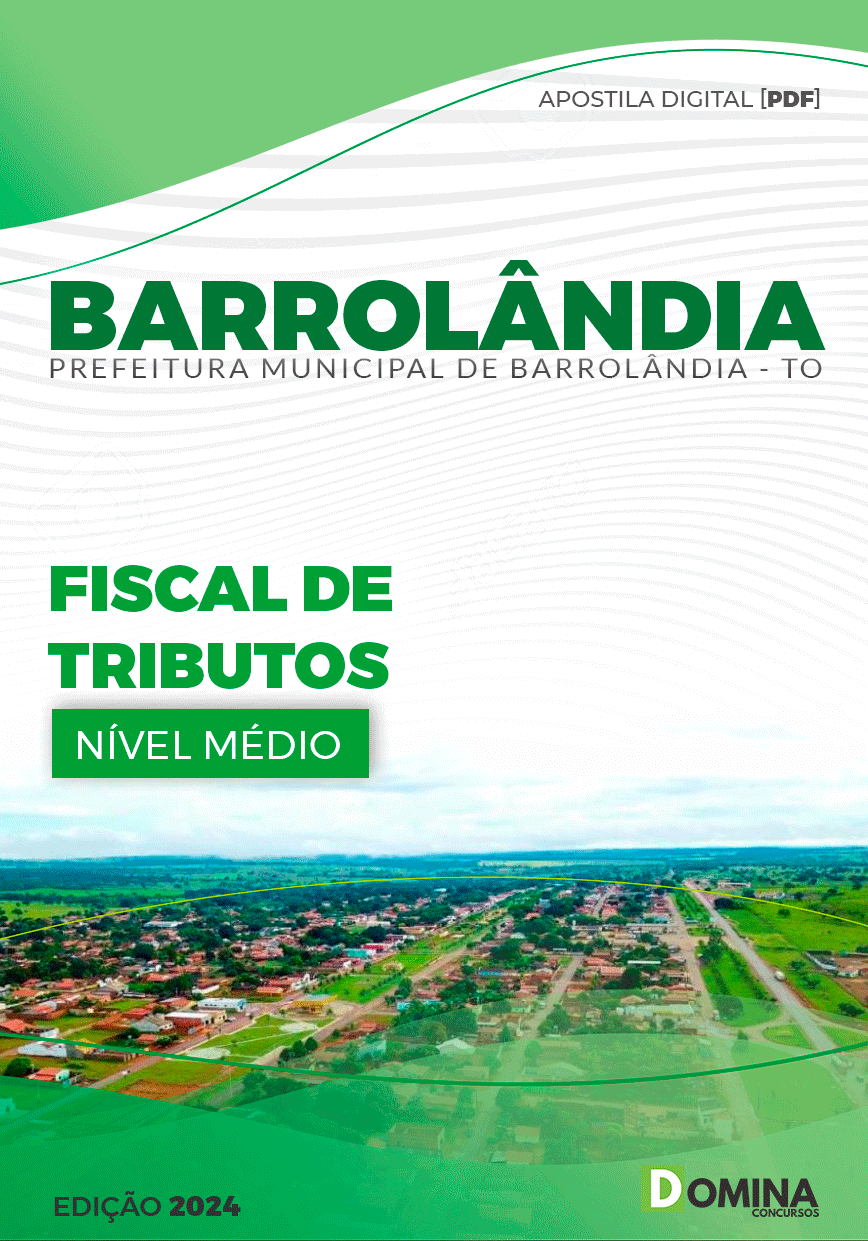 Apostila Barrolândia TO 2024 Fiscal De Tributos