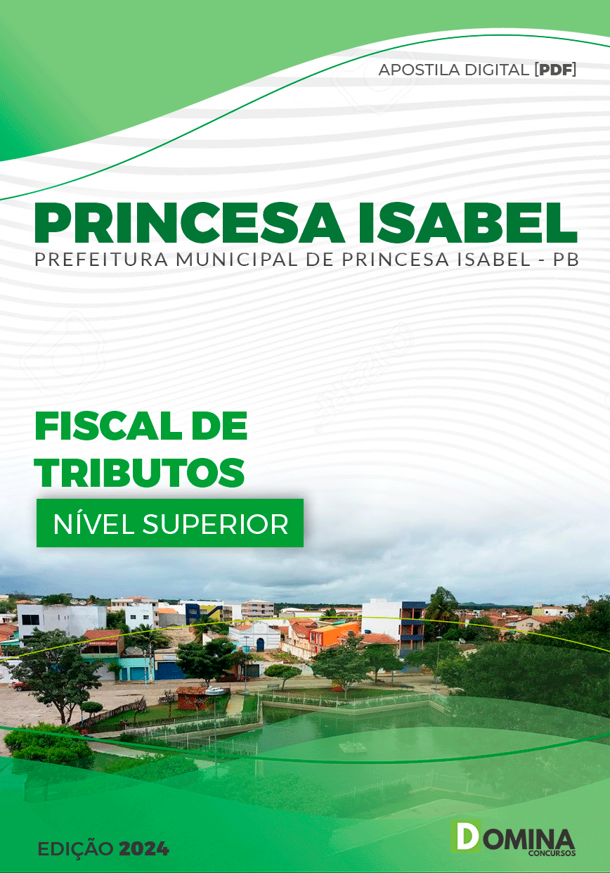 Apostila Princesa Isabel PB 2024 Fiscal De Tributos