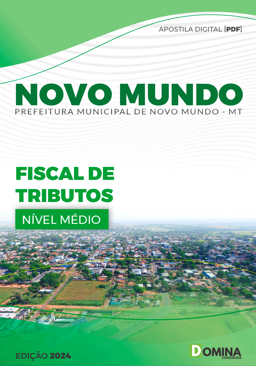 Apostila Novo Mundo MT 2024 Fiscal de Tributos